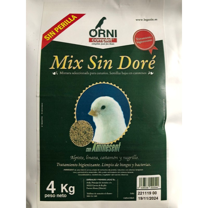 MIX SEMI CANARINI SINDORè Senza Perilla 4kg