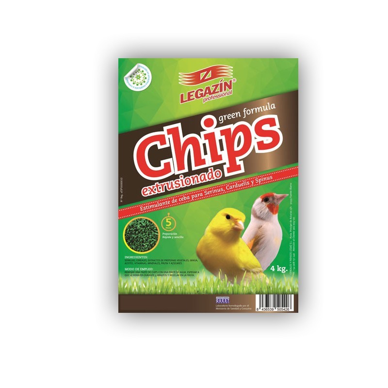 CHIPS ESTRUSO FORMULA VERDE 4kg