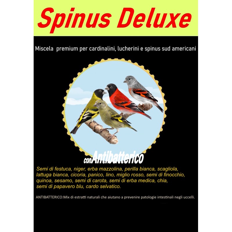 MIX SEMI SPINUS DELUXE 15kg