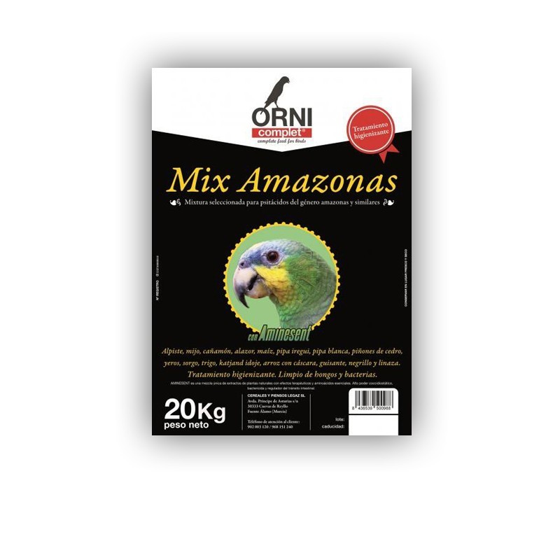 MIX AMAZONAS LOROS 20kg